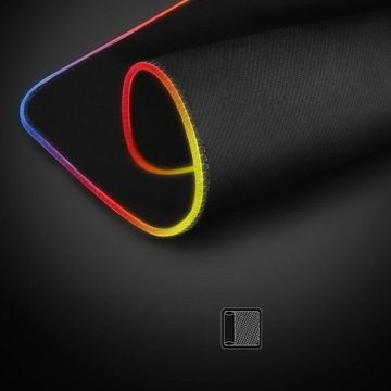 БОЛЬШОЙ КОВРИК ДЛЯ ИГРОВОЙ МЫШИ RGB XXL НАСТОЛЬНЫЙ КОВрик СО СВЕТОДИОДНОЙ ПОДСВЕТКОЙ RGB XXL
