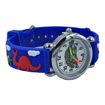 КЛАССИЧЕСКИЕ ЧАСЫ ДЛЯ МАЛЬЧИКА ДЕТСКИЕ ДИНОЗАВРЫ EDU ПЕРВЫЕ ЧАСЫ