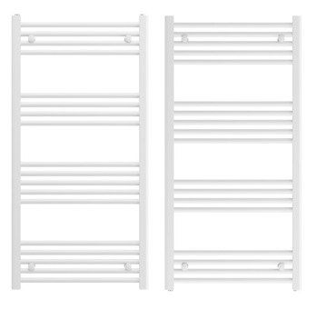 БЕЛЫЙ РАДИАТОР ДЛЯ ВАННОЙ КОМНАТЫ РАДИАТОР 60x120 см УСТАНОВКА РАДИАТОРА 180° BRENO