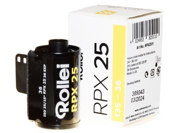 Rollei RPX 25/36 пленочная негативная пленка для черно-белых фотографий