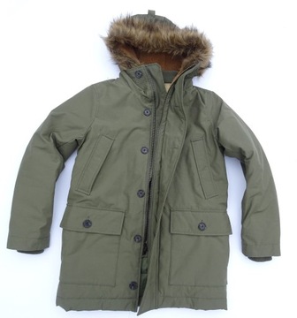 GAP UPCYLLED PUFFER STORM Parka SRR plus kurtka KHAKI XS/S