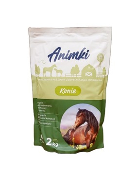 PASZA KARMA WITAMINY I MINERAŁY DOBRY SKŁAD DLA KONI ANIMKI 2 KG De Heus