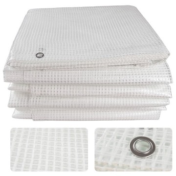 БРЕЗЕНТ БЕЛЫЙ 2х4М 100г ПРОЗРАЧНЫЙ УФ-БРОНЯ