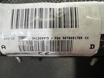 CITROEN C4 PICASSO II ПОДУШКА СИДЕНЬЯ ЛЕВАЯ ПОДУШКА БЕЗОПАСНОСТИ