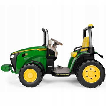 ДВУМЕСТНЫЙ ТРАКТОР С АККУМУЛЯТОРОМ 12 В JOHN DEERE PEG PEREGO DUAL