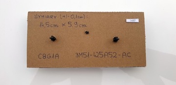 FORD FOCUS MK2 II 2 ZNAK ZNAKY ZADNÍ KRYT 145MM 58MM 14,5CM 5,9CM