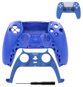 NIEBIESKA KOMPLETNA OBUDOWA PADA DUALSENSE PS5 PLAYSTATION 5 + ŚRUBOKRĘT