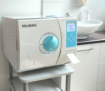 AUTOKLAW MEDYCZNY Z DRUKARKĄ KLASY B HELBERG 18L DO STERYLIZACJI