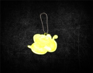 БРЕЛОК СВЕТООТРАЖАЮЩИЙ КУЛОН НА ЦЕПИ СВЕТООБРАЗИТЕЛЬНЫЙ КУЛОН «ПЧЕЛА»