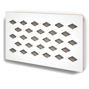 Osłona maskownica grzejnika 68x69cm M14 Biała