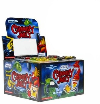 Żelki Vidal Jelly Creepy Robaki Owady 11 x 6 szt