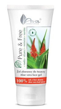 AVA LABORATORIUM PURE&FREE ŻEL ALOESOWY DO TWARZY 100ml