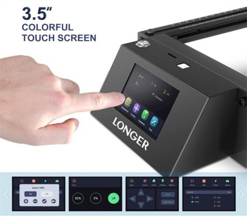 Новый LONGER RAY5 60W 400*400мм + лазерный гравер/резак