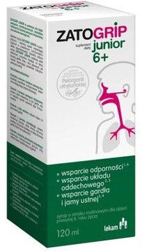 Zatogrip Junior syrop od 6 roku życia