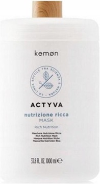 KEMON ACTYVA NUTRIZIONE RICCA MASKA INTENSYWNIE NAWILŻAJĄCA DO WŁOSÓW 1000