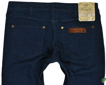 WRANGLER spodnie SLIM low waist blue MOLLY W28 L34