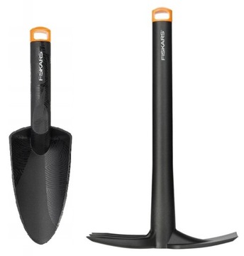FISKARS ZESTAW ŁOPATKA SZEROKA+MOTYCZKA SOLID
