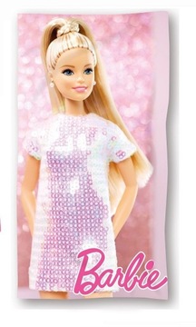 Ręcznik plażowy dziecięcy 70x140 Barbie