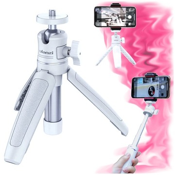 SELFIE STICK Штатив Ulanzi MT-08 WHITE для камер смартфонов