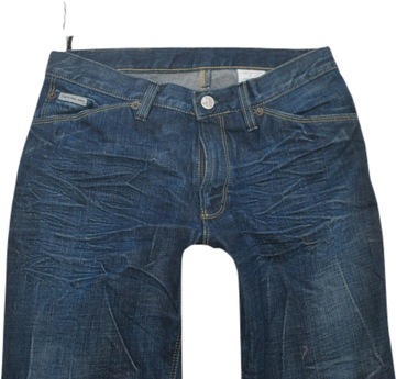 Mz Wygodne Spodnie Jeans Calvin Klein 27 niebieskie z USA