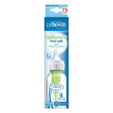 Butelka antykolkowa 250ml OPTIONS+ 81005 Dr Browns