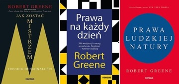ROBERT GREENE Zestaw 3 poradników Psychologia Osobowość