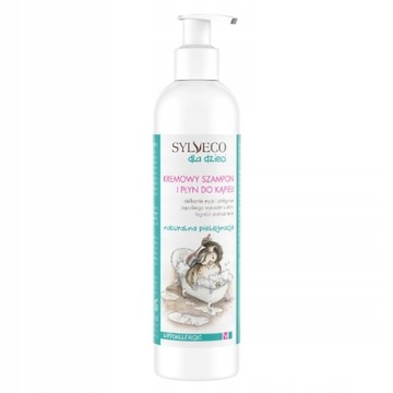 SYLVECO KIDS KREMOWY SZAMPON PŁYN DO KĄPIELI 300ml