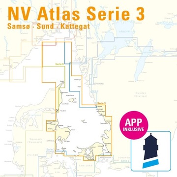 Mapa żeglarska Samsö - Sund - Kattegat NV Charts