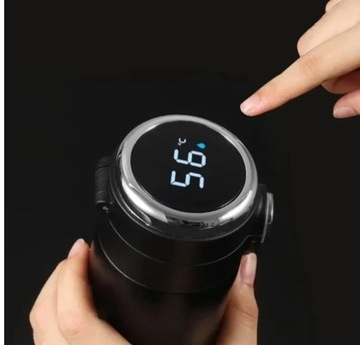 ТЕРМОКРУЖКА ТЕРМОС, ЖК-ДИСПЛЕЙ ТЕМПЕРАТУРЫ, РОТ 300МЛ