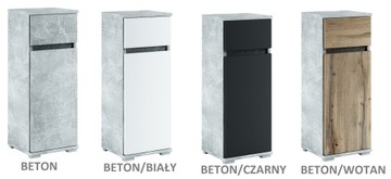 096-011 Шкаф для ванной 32/100 + КОРЗИНА - БЕЛЫЙ