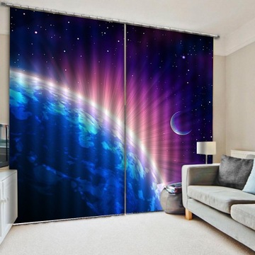Zasłony do sypialni Zasłony termoizolacyjne do Living Galaxy