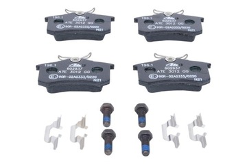 КОЛОДКИ ЗАДНИЕ ТОРМОЗНЫЕ 87X53X15.2 ATE