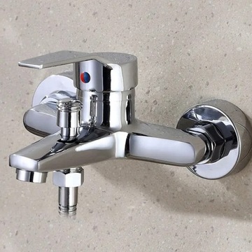 НАСТЕННЫЙ Смеситель для ванны и душа, смеситель для ванны и душа, ХРОМНЫЙ НАБОР