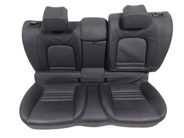 Fotele Elektryczne + Kanapa Skóra Czarne Peugeot 407 Coupe 2005-2011 Europa