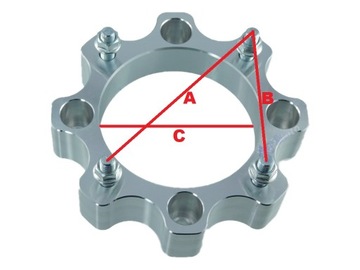 Проставки 4x110 30 мм Honda Kawasaki Suzuki Yamaha Cf-Moto KTM Arctic Cat Po