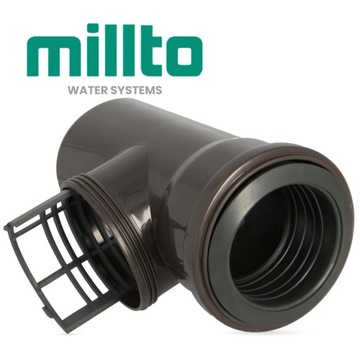 GUTTER CLEANER 110 Резервуар для отстоя желоба Проверка водосточной трубы С РЕДУКЦИОННЫМ ФИЛЬТРОМ