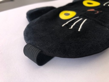 МАСКА ДЛЯ СНЯТИЯ ДЛЯ ГЛАЗ РАССЛАБЛЯЮЩАЯ КОШКА БАРХАТ ОЛДМАН НА Резинке