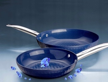 ZESTAW 2 PATELNII NIEPRZYWERAJĄCYCH CERAFLON PRESTIGE DIAMANT 24CM/28CM