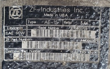 NÁPRAVA DIFER ZADNÍ 3.46 MERCEDES ML W163 4.3 V8