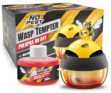 PUŁAPKA NA OSY OWADY PRZECIW OSOM DO WYŁAPYWANIA OS NO PEST + WABIK 200ML