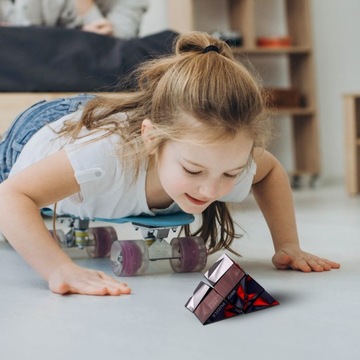 KOSTKA MAGNETYCZNA KLOCKI MAGNETYCZNE ODSTRESOWUJĄCE ANTYSTRESOWA 3D PUZZLE