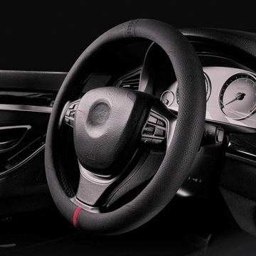 ЗАМШЕВЫЙ АЛЬКАНТАРА Чехол на руль UNIVERSAL 37 – 38 СМ ПРЕМИУМ