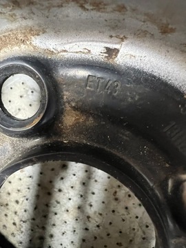 DISK OCELOVÝ KOLO VW POLO 6N 13 ET43