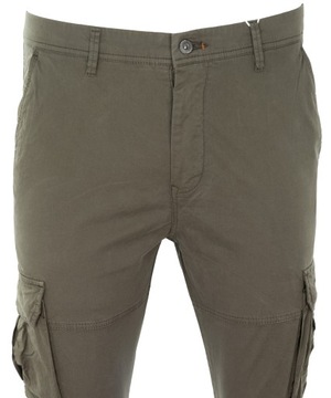 брюки карго из хлопка GREEN STRAIGHT W50(34)