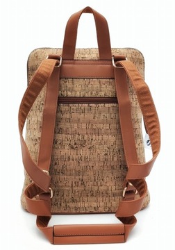 Пробковый рюкзак, пробковая сумка 2-в-1, формат А4, веганский, эко-урбанистический