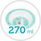 ЧАША CANPOL С МЕЛАМИНОВОЙ ПРИСОСКОЙ 270мл