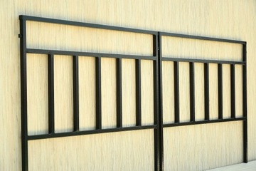 PŁOTEK OGRODOWY METALOWY PALISADA 100 x 80 cm do ogrodu