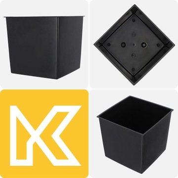 КРЫШКА ДЛЯ ЦВЕТОЧНОГО ВАЗОНА СО ВСТАВКОЙ ДЛЯ ЦВЕТОВ ГРАФИТ 19см