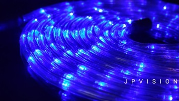 WĄŻ ŚWIETLNY LED 10M LAMPKI NIEBIESKI ZEWNĘTRZNY
