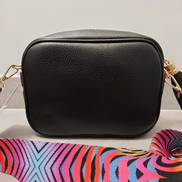 Torebka crossbody skóra czarna EGO ES0223FR